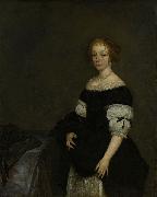 Gerard ter Borch the Younger Portrait of Aletta Pancras (1649-1707). oil painting on canvas